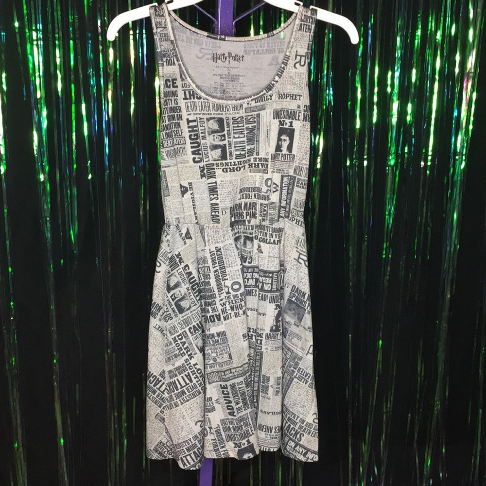 Daily Prophet Harry Potter Newspaper Dress